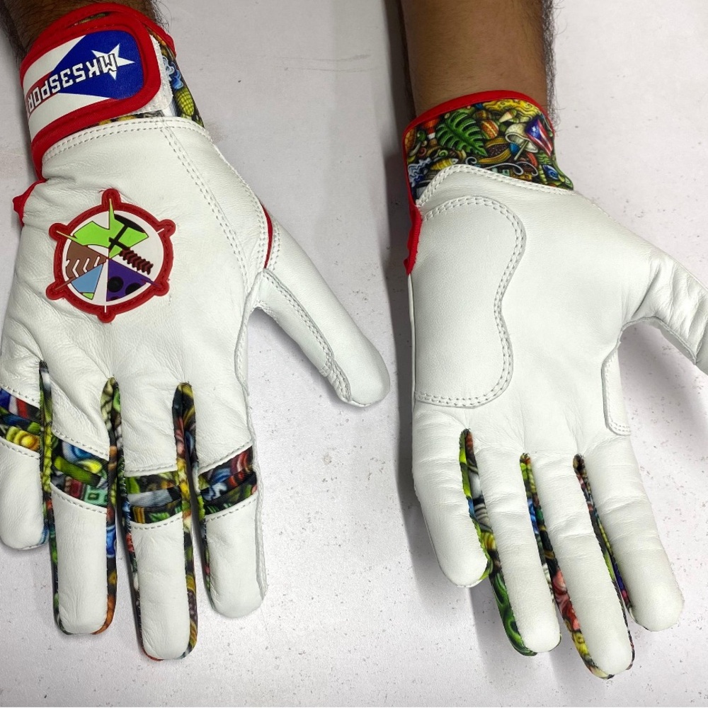 Colorful Graphic Baseball Gloves